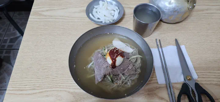 부산 우암동 내호냉면 본점 since 1919 간판
