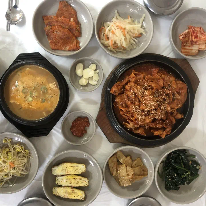 다락가든 메뉴판