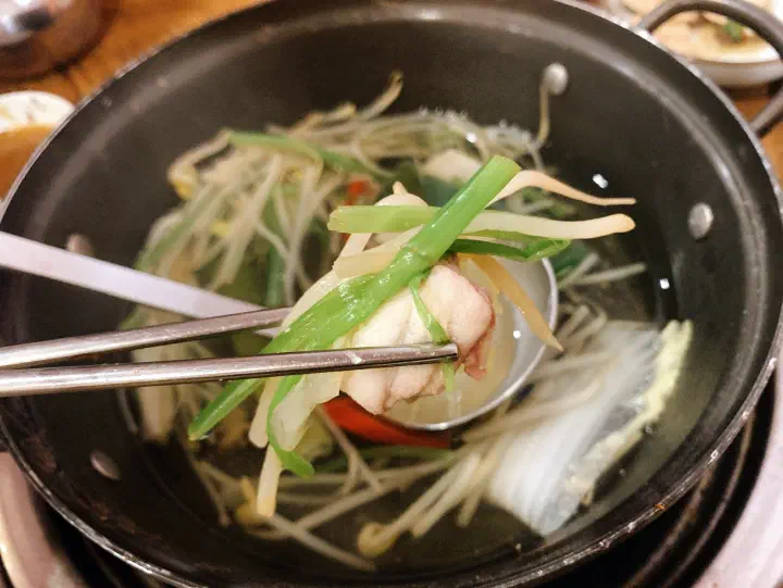 콩나물 가득한 복대감 복찜