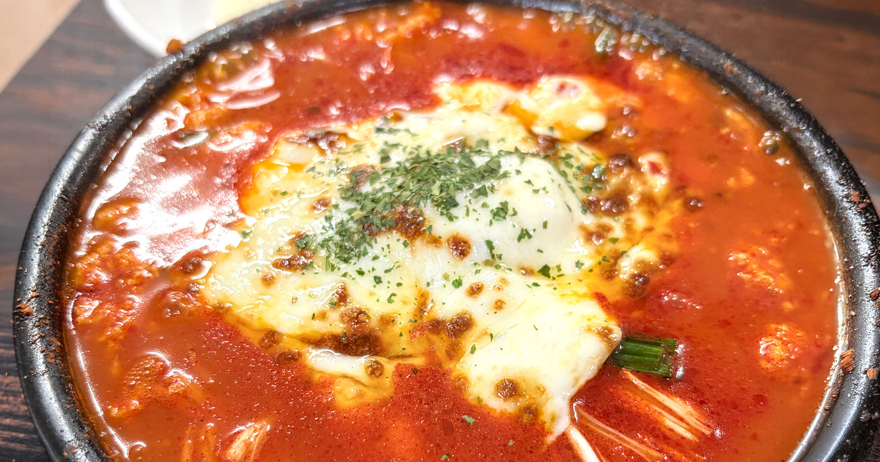 최일순짬뽕순두부 치즈쫄면순두부 한 뚝배기
