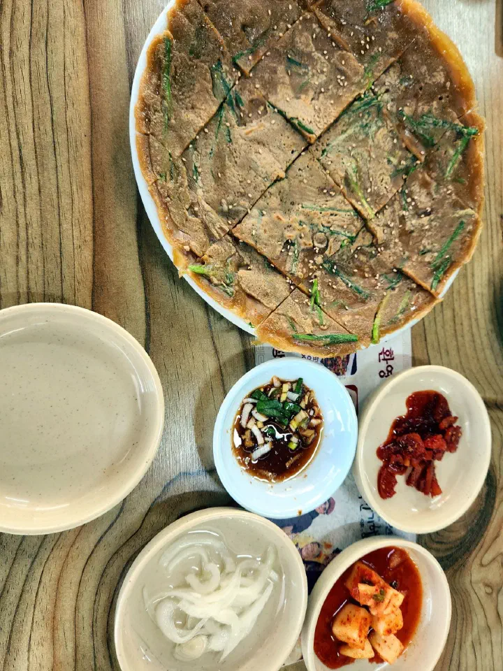 계룡산에서 바라본 풍경