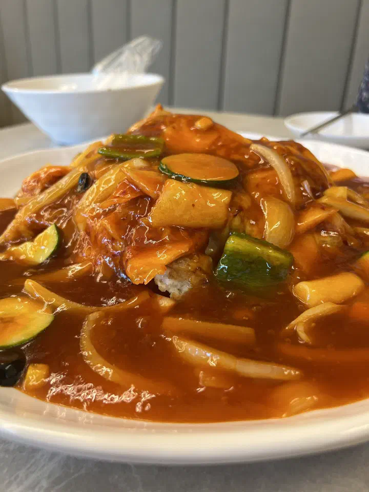 피탕김탕 김피탕 소스 클로즈업