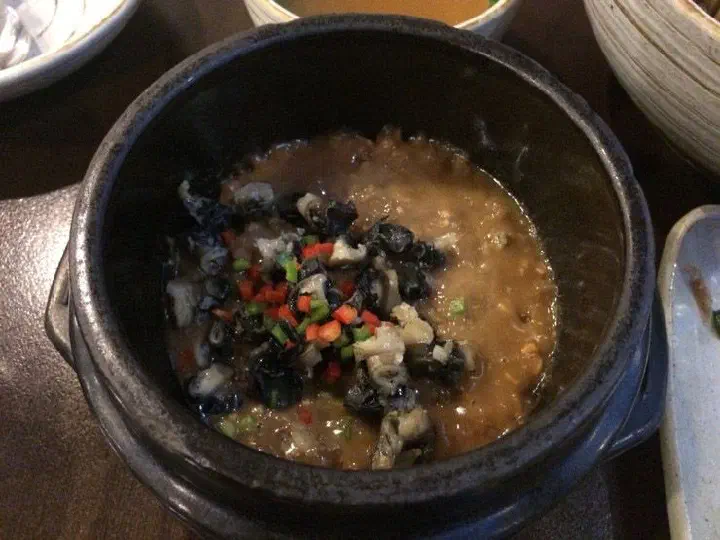 따뜻한 도토리묵밥