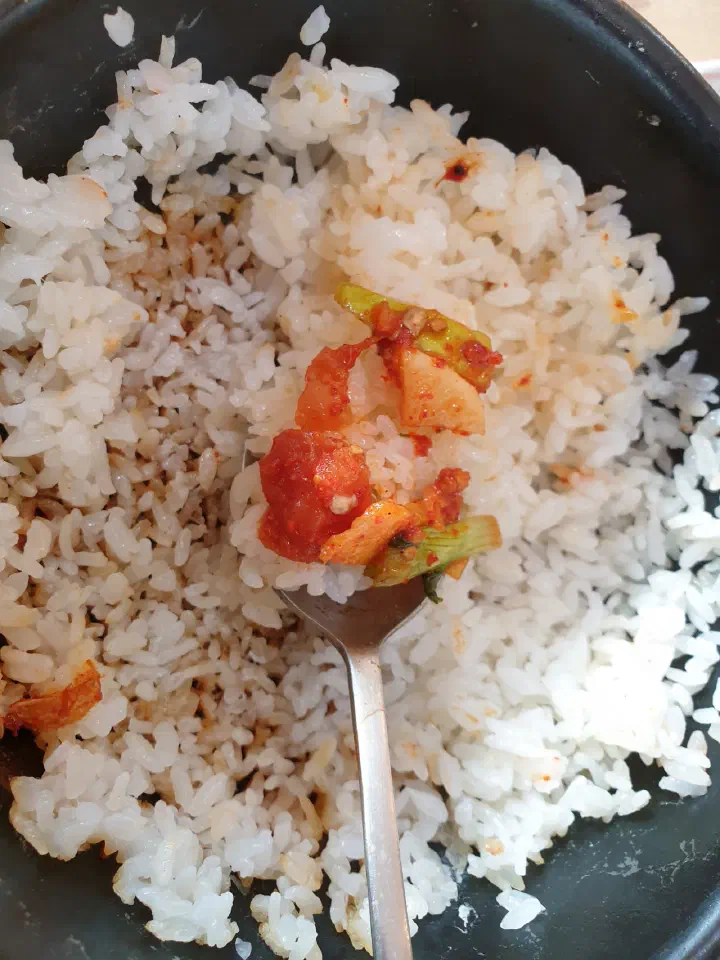 고구마 올린 솥밥