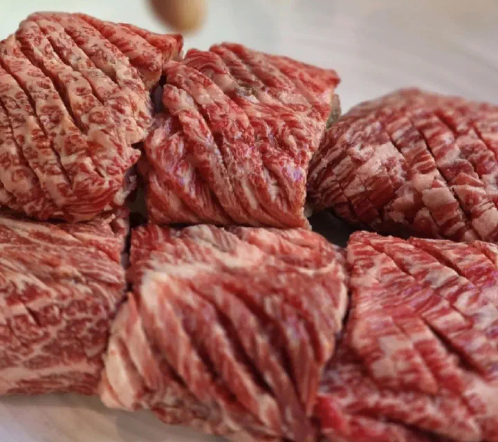 해운대암소갈비집 마블링이 촘촘한 한우 생갈비