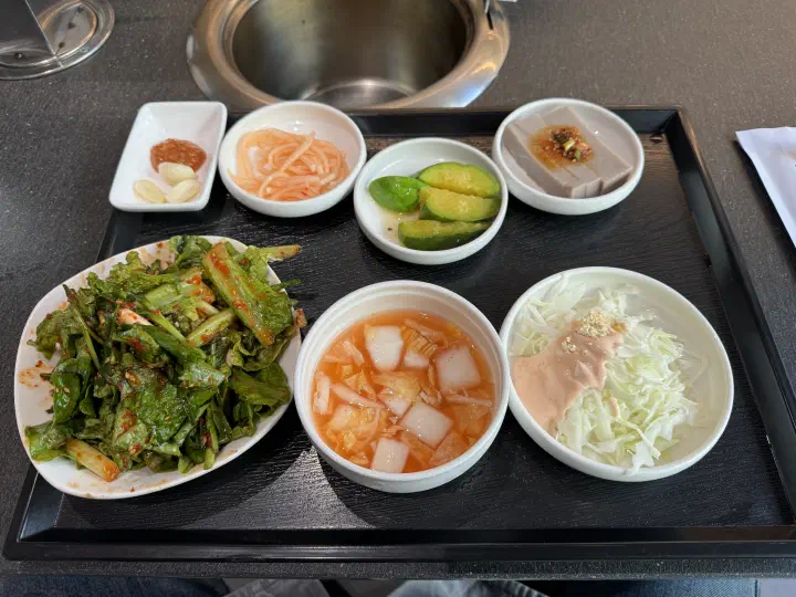 해운대암소갈비집 정갈하게 나온 밑반찬 모음