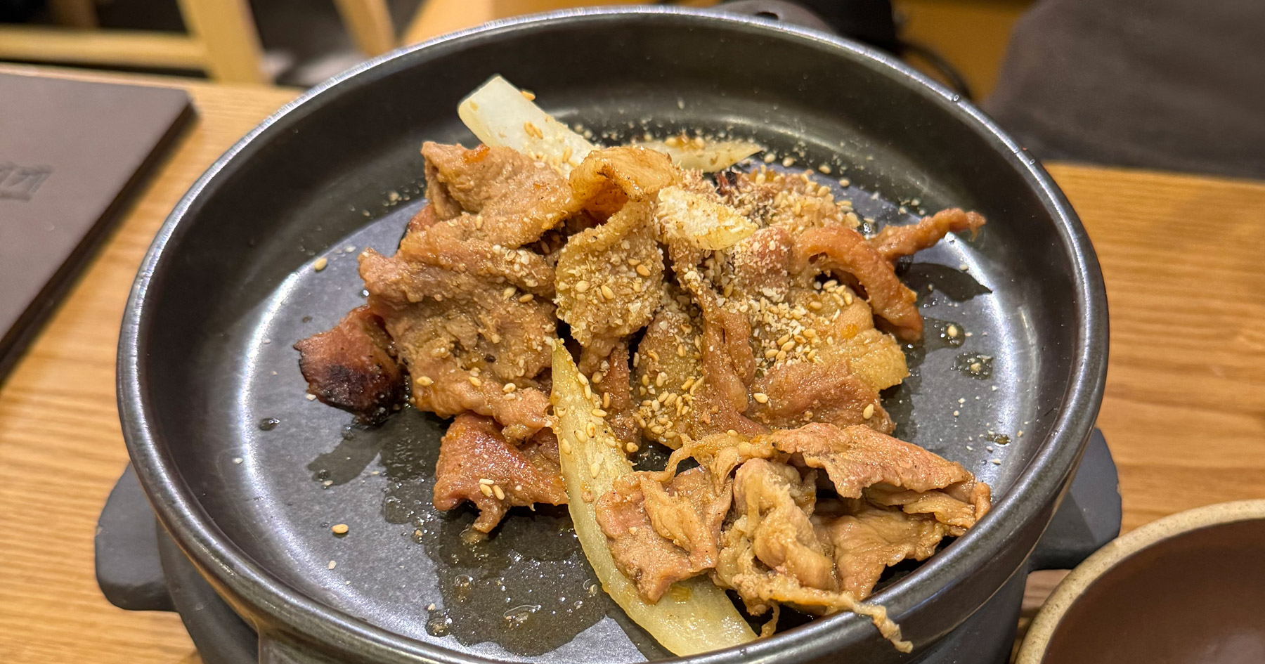Flame-grilled meat and hotpot rice set at Saerijae, Shinsegae Centum City, Busan