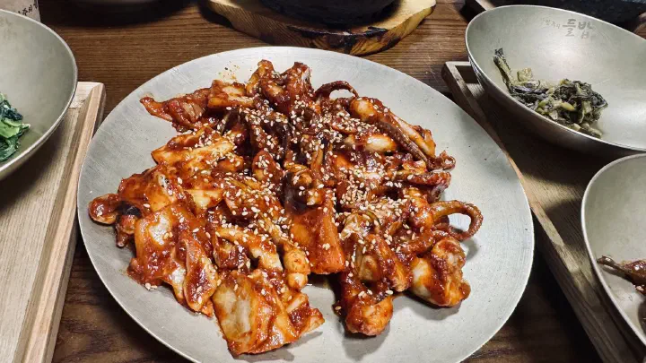 매콤한 직화쭈꾸미