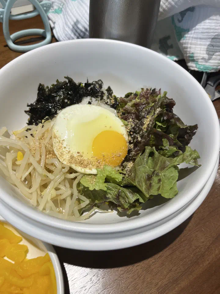 신라제면 안국점 비빔밥을 더한 칼낙지 마무리
