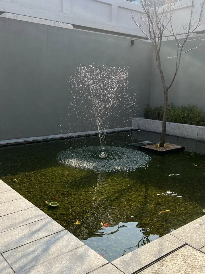 Small fountain in the courtyard of Shilla Jemyeon Anguk