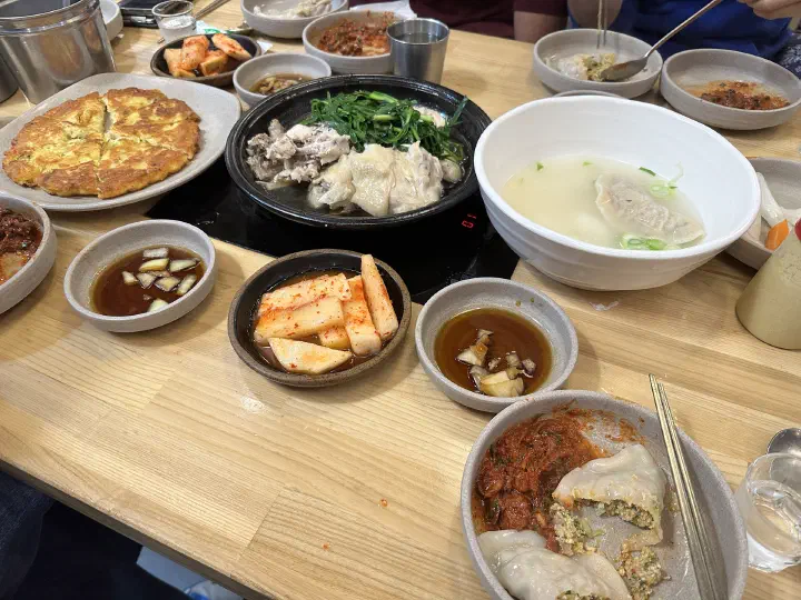 Thick, crisp mung bean pancake