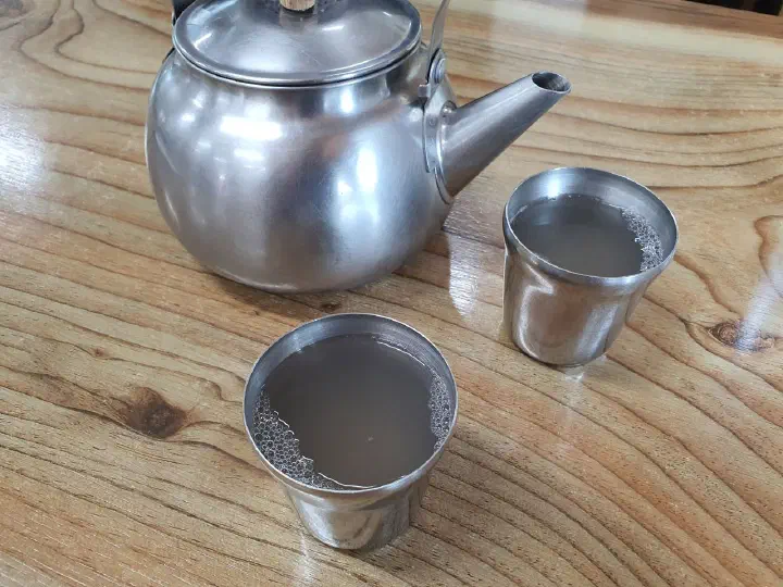 함지박 따뜻한 면수 주전자