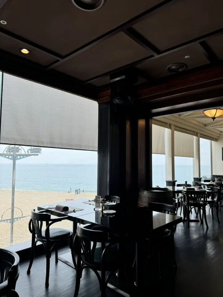 웨스틴조선 부산 오킴스 해운대 오션뷰 통창