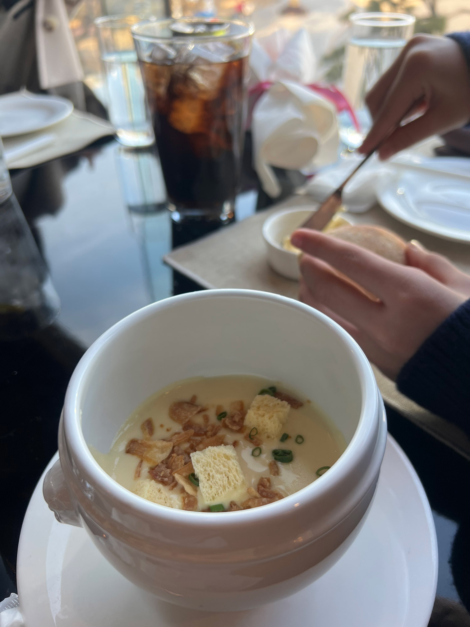 Onion soup at O’Kim’s lunch set