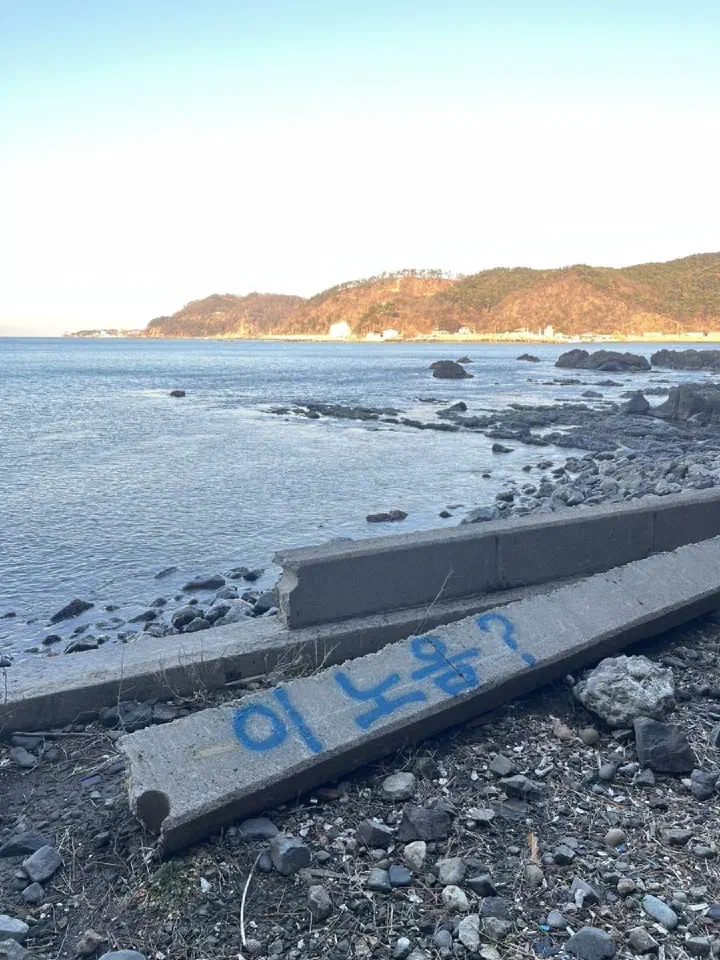 대궁회타운 앞 호미곶 바다 풍경