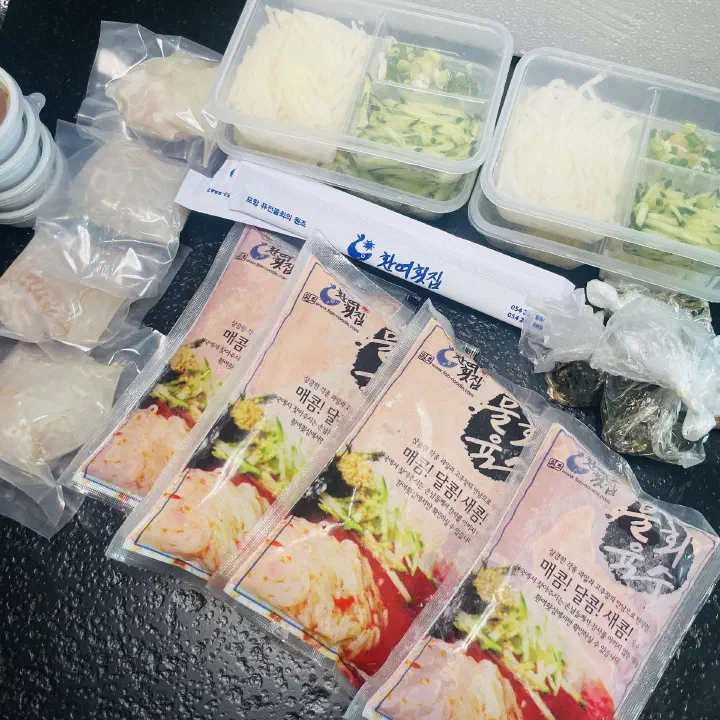 환여횟집 신선한 회 접시