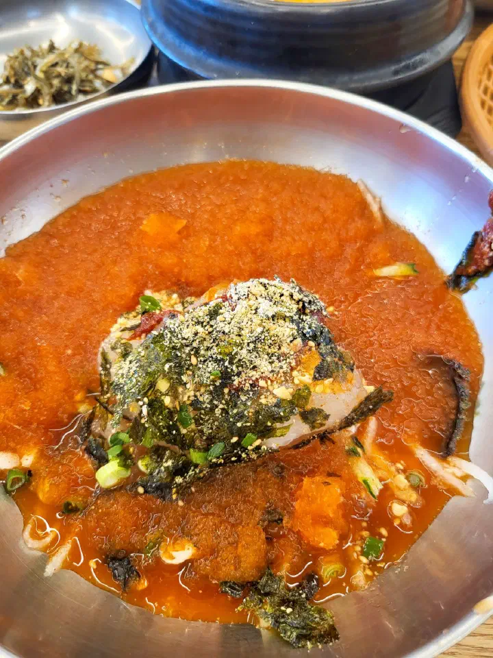 포항 환여횟집 물회