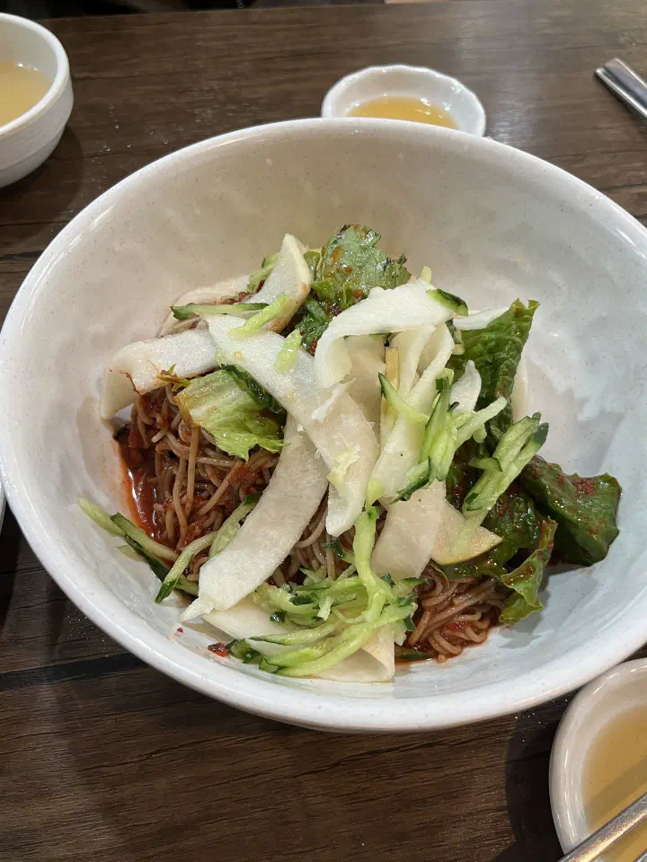 주문진 막국수 물막국수 클로즈업