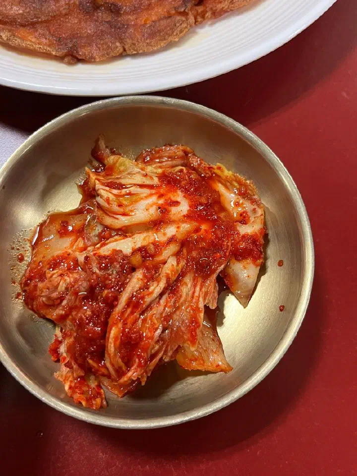 상암회관 곁들임 김치