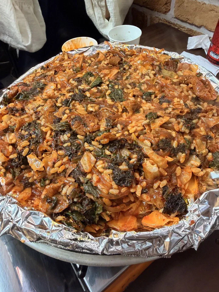 별미곱창 바닥 누룽지까지 고소한 볶음밥