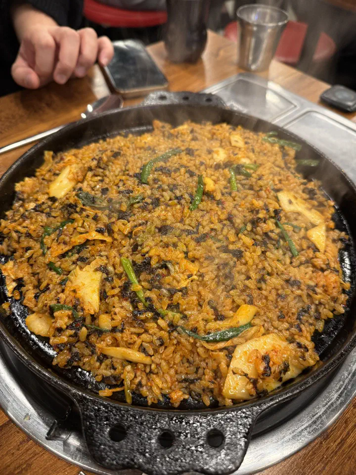 별미곱창 볶음밥 플레이팅