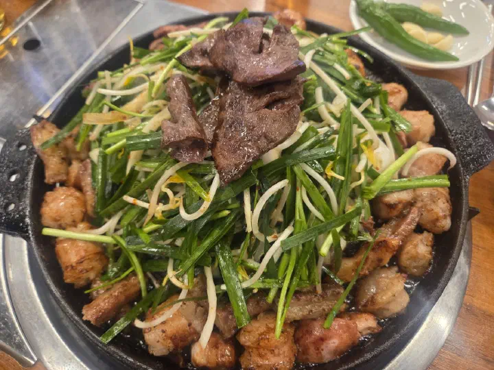 별미곱창 모듬소곱창구이 푸짐한 비주얼