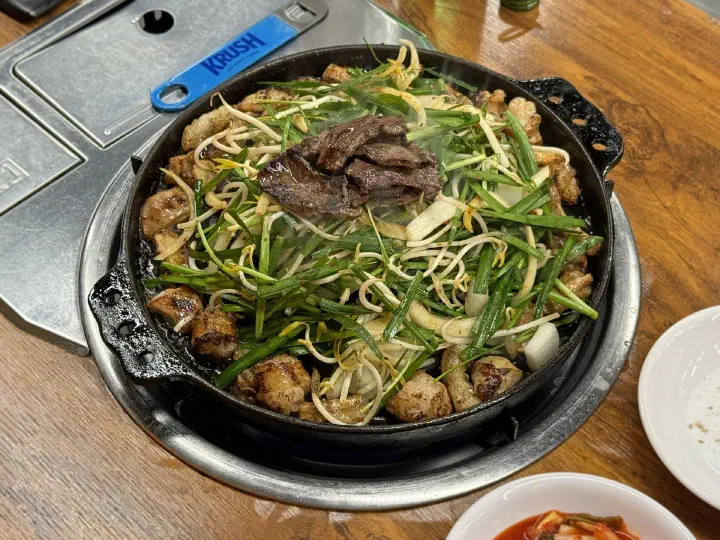 별미곱창 소곱창 구이 클로즈업