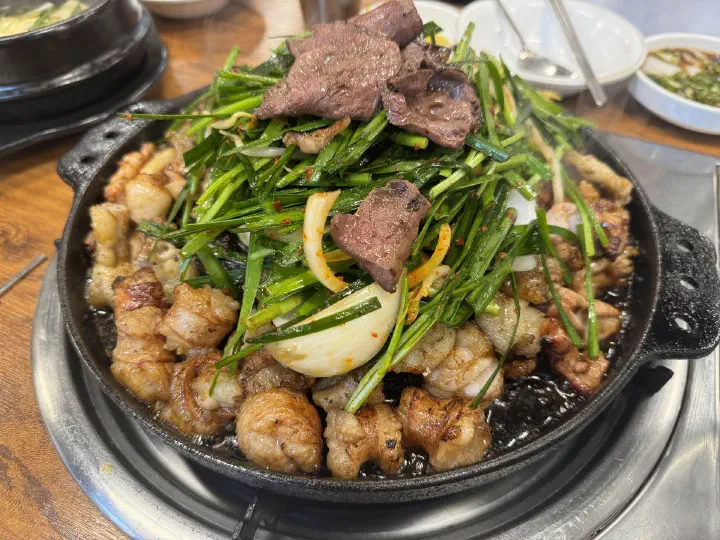 별미곱창 특양과 막창 구이