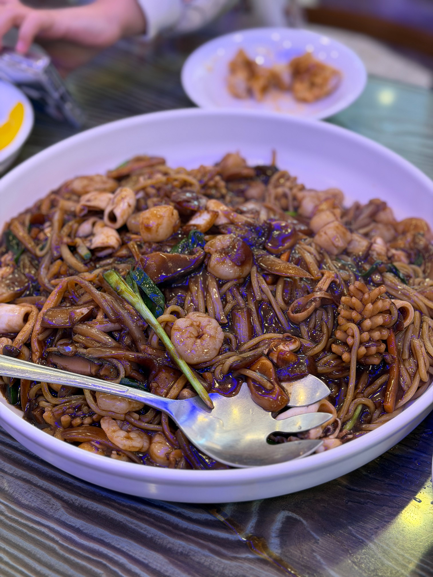 Jjaengban-jjajang platter at Donghaebanjeom
