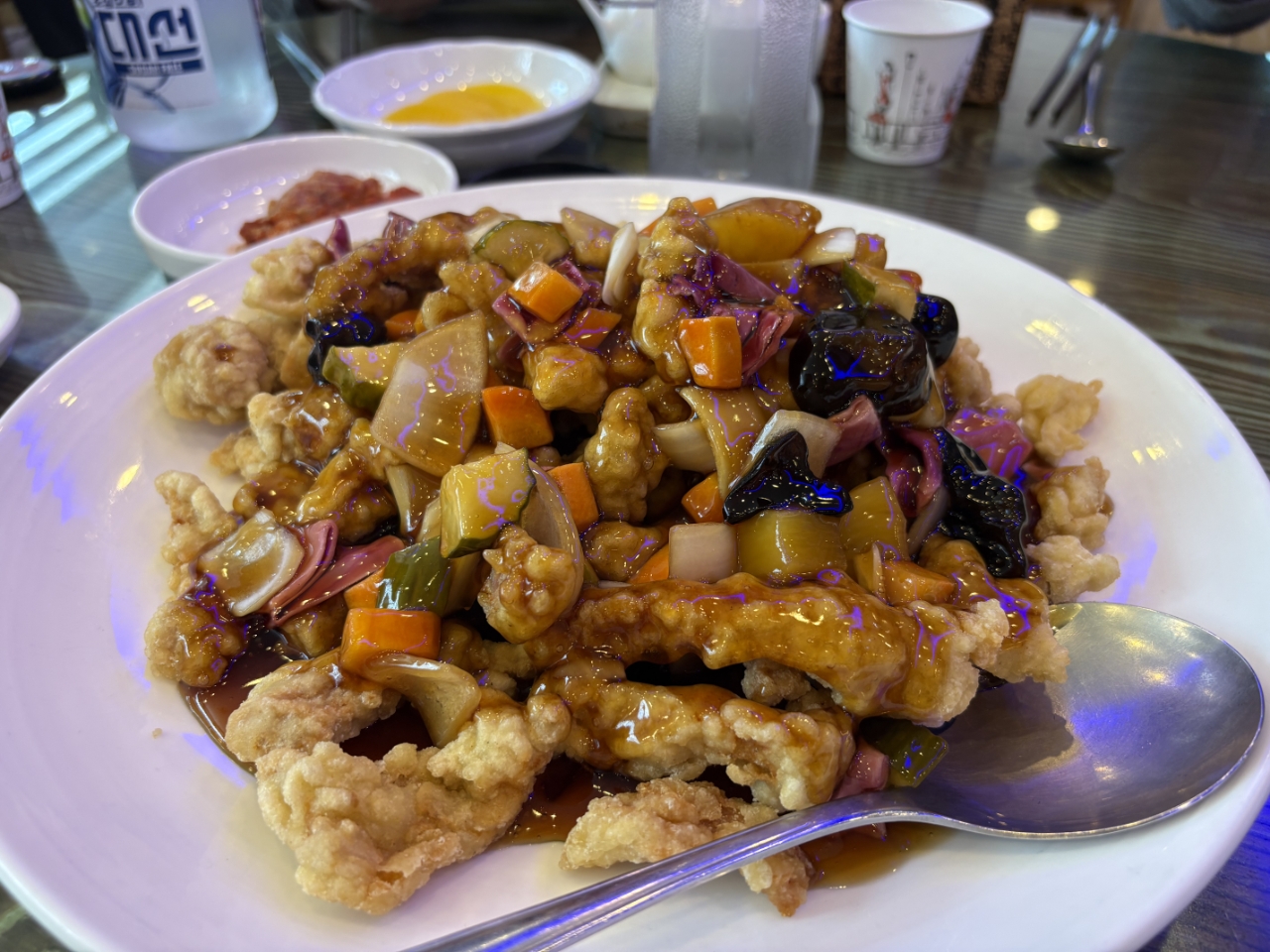 Sweet and sour pork (tangsuyuk) at Donghaebanjeom