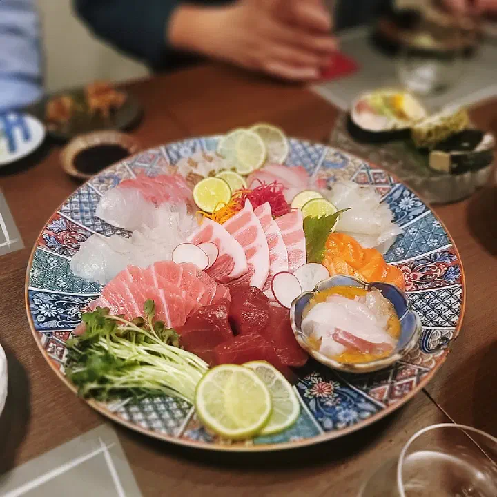 Fresh sashimi at Haebaragi