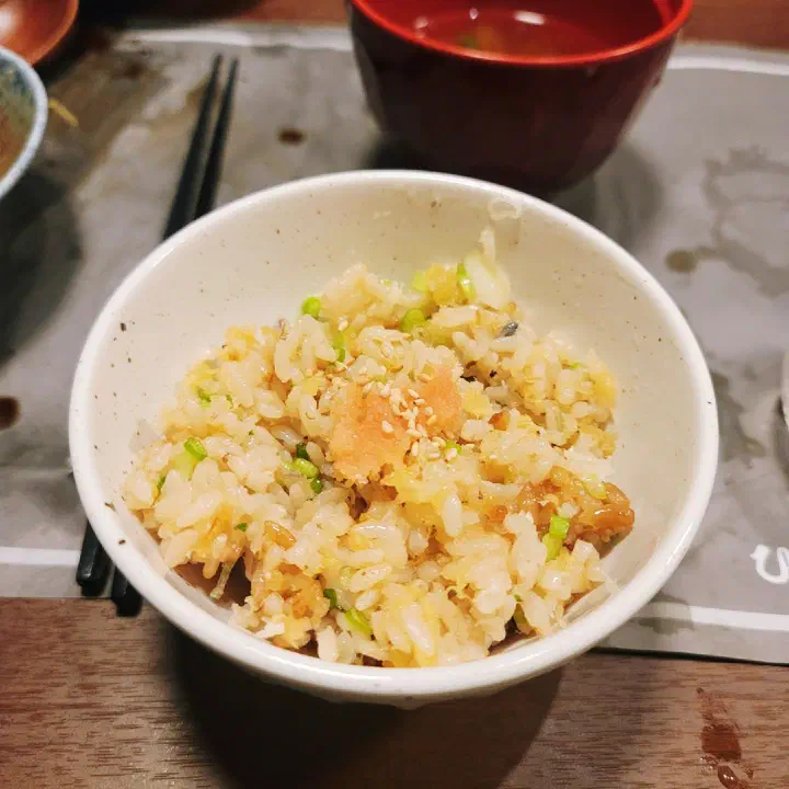 Solbap clay-pot rice and miso soup at Haebaragi