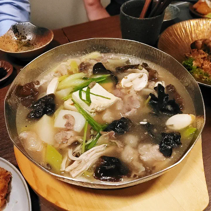 Sukiyaki hot pot at Haebaragi