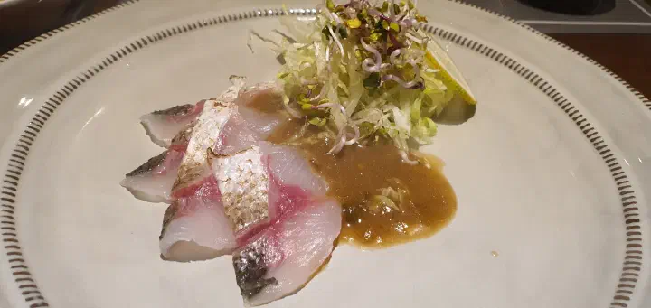 Truffle ceviche at Haebaragi