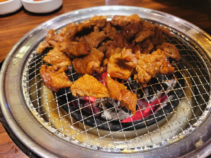Doenjang-jjigae soybean paste stew at Hangawi