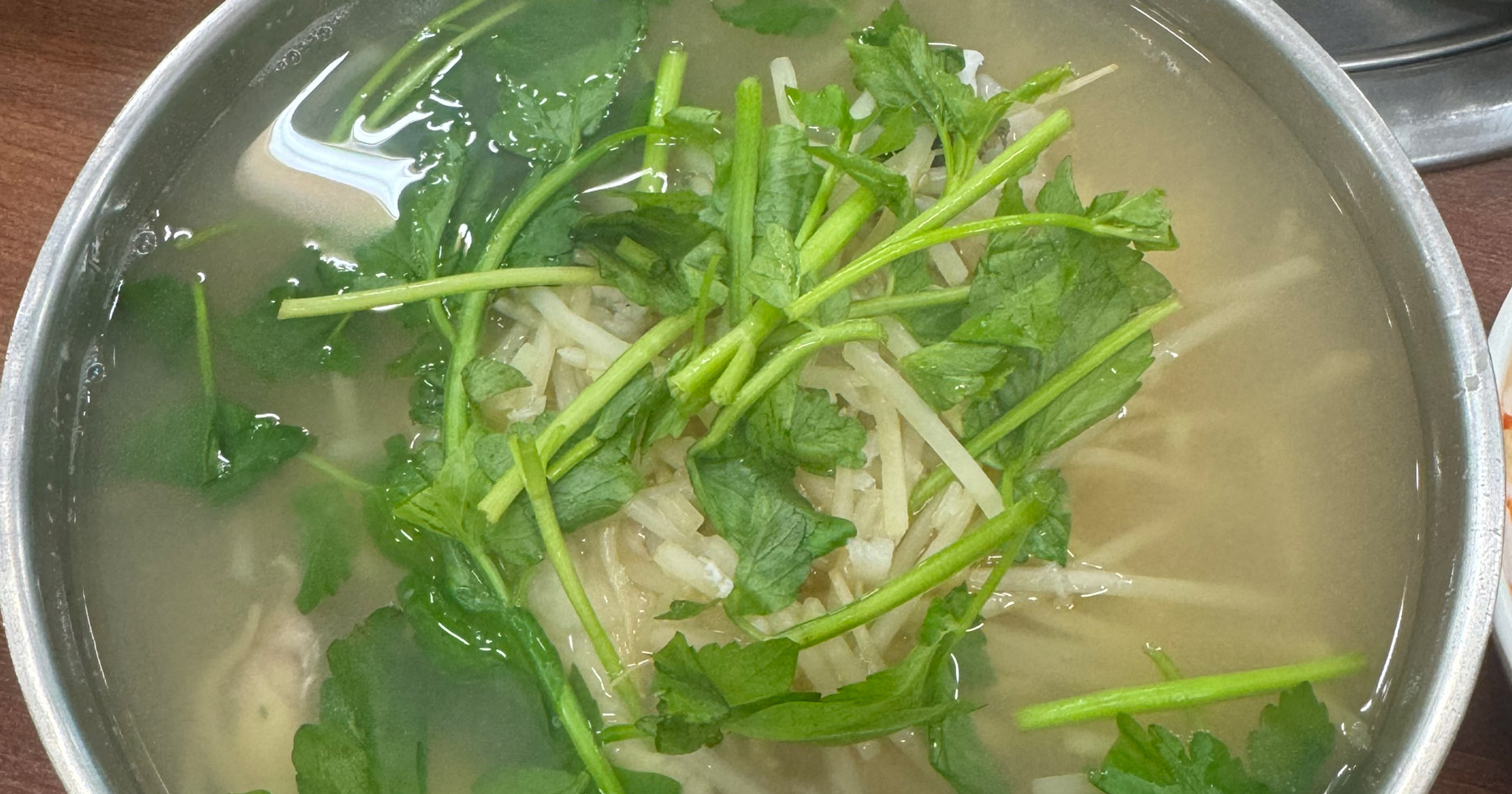 A bowl of saengbok jiri pufferfish soup at Jinhwa Bokguk in Ulsan