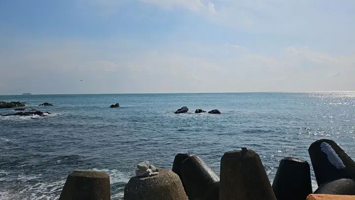 울산 주전해변 바다 풍경
