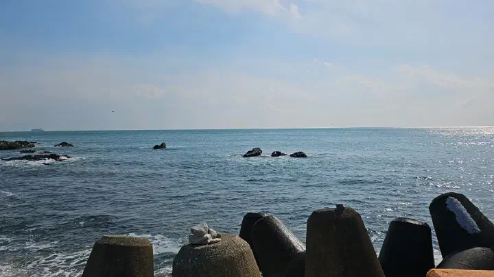 Sea view at Jujeon Beach in Ulsan