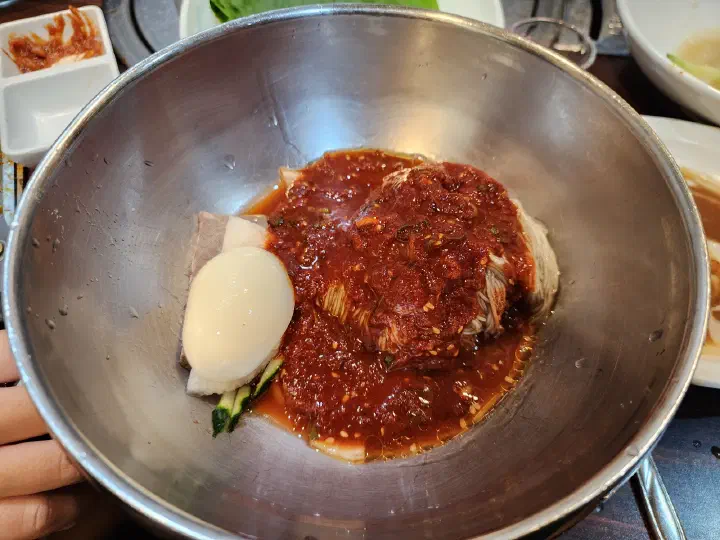 솔밭가든 돼지 수제 양념목살구이