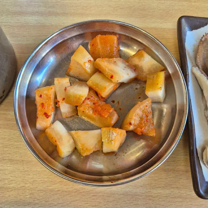 깍두기 반찬