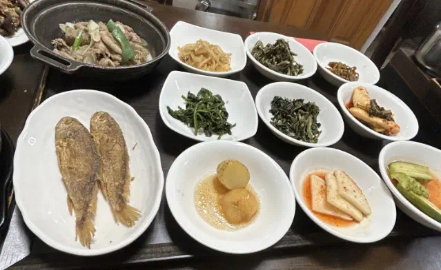 Braised fish side dish