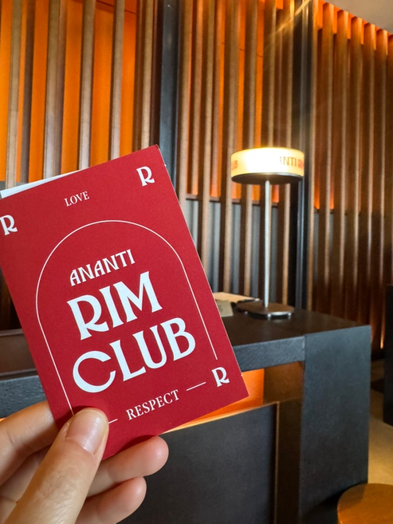ANANTI RIM CLUB membership card