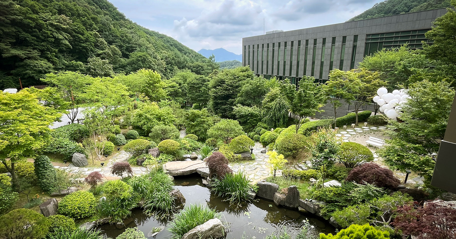 Woodland villas of Forest Resom in Jecheon with forest views from the rooms