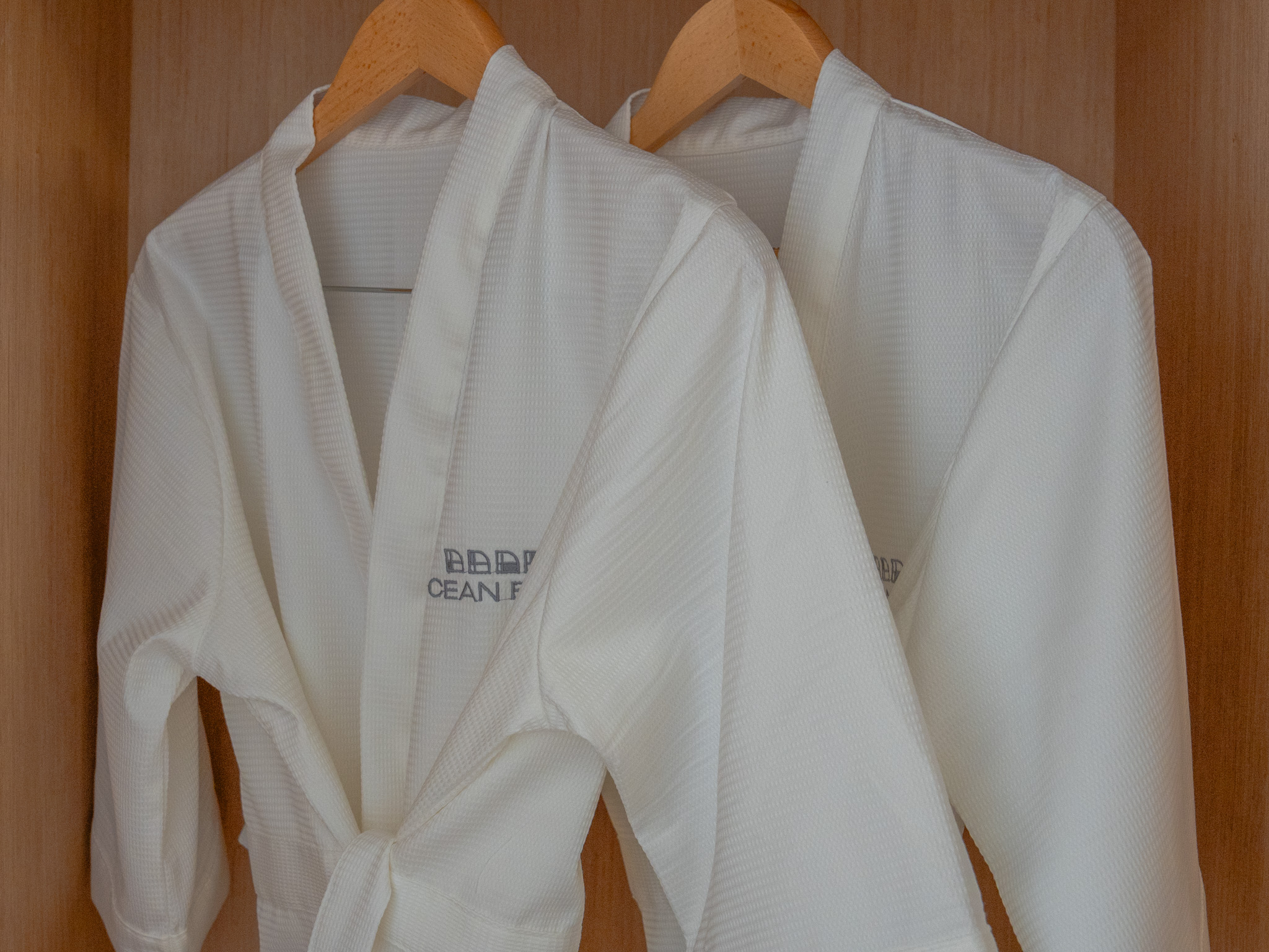 Ocean Bliss villa bathrobes - hotel-style amenities